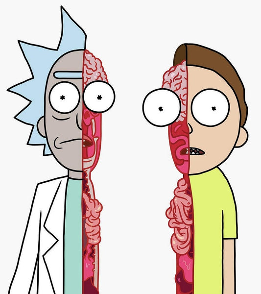 Rick and Morty Half T-shirt