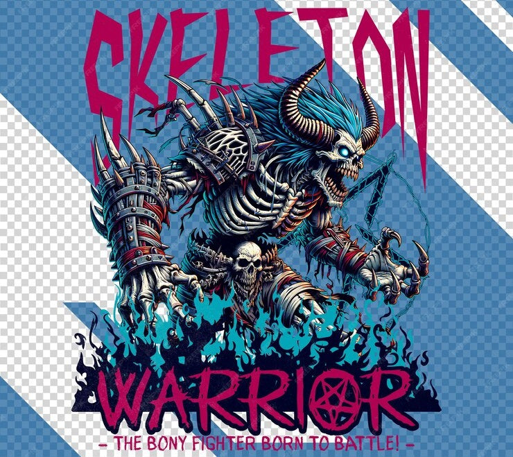 Skeleton Warrior  T-shirt